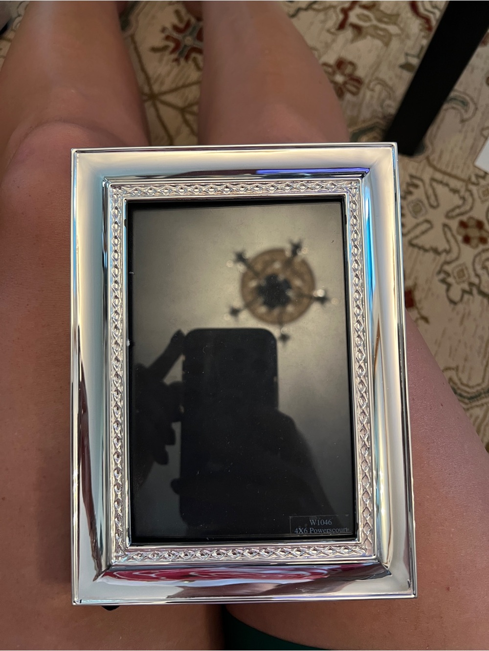 Waterford Silver Photo Frame with Branded Detail